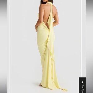 Ruffle wedding cocktail Maxi Dress